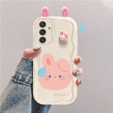 3D Cartoon Case Compatible with Samsung Galaxy S24 5G Cute Silicone Shockproof and Stylish Cover